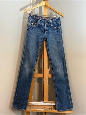 Y2K Rock Revival Cindy Straight Leg Women's Jeans LOW RISE